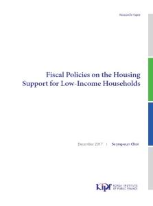 Housing support, Fiscal policy, Public rental housing